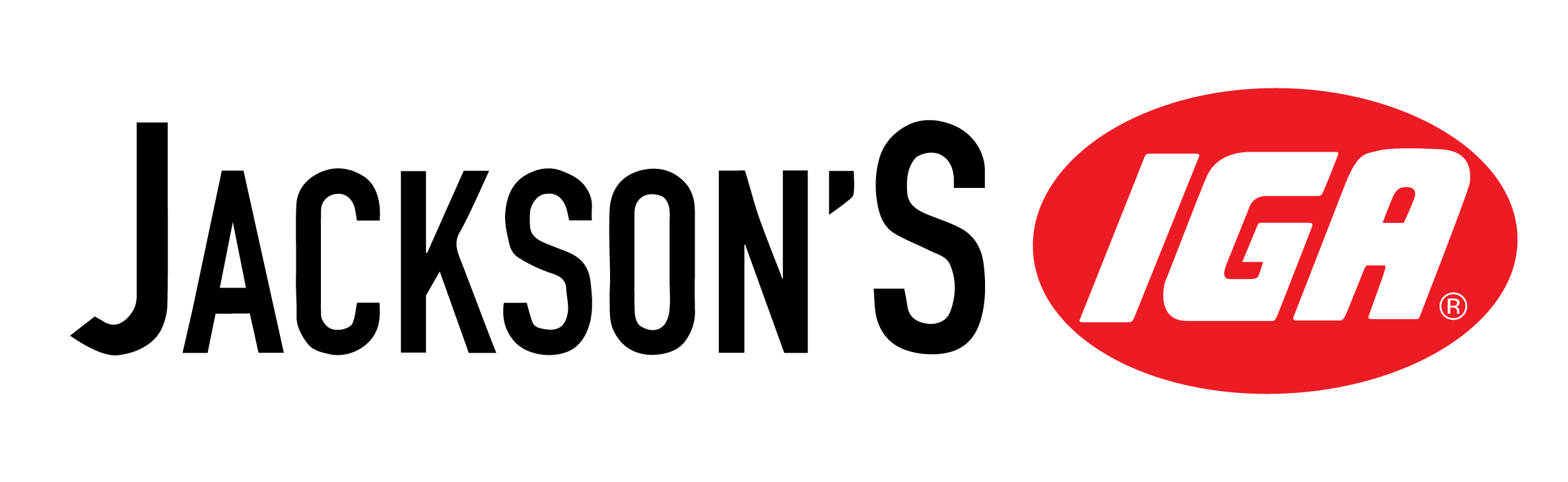 A theme logo of Jackson's IGA